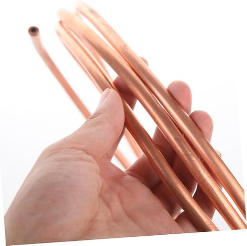 CALLARON 2pcs Soft Copper Tubing Coil for Air Conditioner Refrigeration, 2m Length 4mm X 0.5mm Wall Thickness, Industrial Grade Copper Tube for Hvac and Freezer Applications in Saudi Arabia