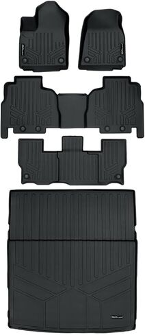 SMARTLINER All Weather Custom Fit Black Cargo Liner Behind The 2nd Row Compatible with 2022-2023 Jeep Grand Wagoneer in Saudi Arabia