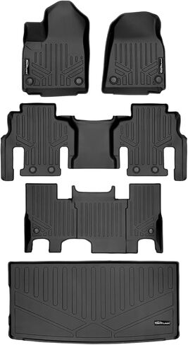 SMARTLINER All Weather Custom Fit Black Cargo Liner Behind The 2nd Row Compatible with 2022-2023 Jeep Grand Wagoneer in Saudi Arabia