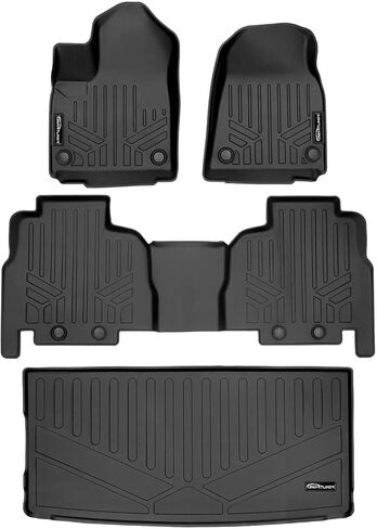 SMARTLINER All Weather Custom Fit Black Cargo Liner Behind The 2nd Row Compatible with 2022-2023 Jeep Grand Wagoneer in Saudi Arabia