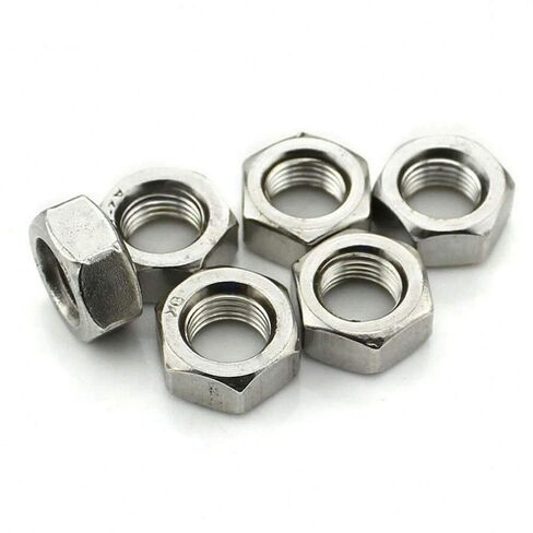 4 قطع BSW 1/2-12 صواميل سداسية كاملة 201 من الفولاذ المقاوم للصدأ (4 قطع، BSW 1/2-12) in Kuwait