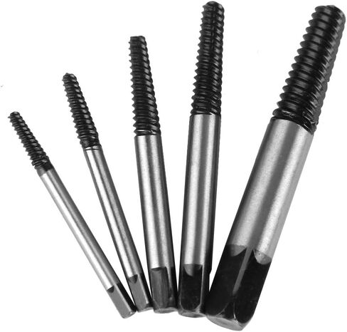 Pipe Broken Wire Screw Extractor Damaged Remover Picker Tool 6pcs for Diameter Bolts This Rusted Stripped Broken Screw ExtractorBolt ExtractorDamaged ExtractorScrew Drill (5 Piece Set) in Saudi Arabia