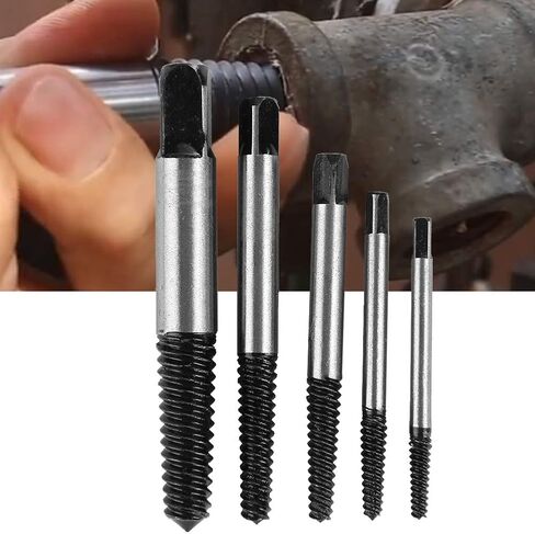 Pipe Broken Wire Screw Extractor Damaged Remover Picker Tool 6pcs for Diameter Bolts This Rusted Stripped Broken Screw ExtractorBolt ExtractorDamaged ExtractorScrew Drill (5 Piece Set) in Saudi Arabia