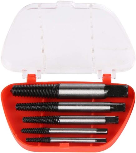 Pipe Broken Wire Screw Extractor Damaged Remover Picker Tool 6pcs for Diameter Bolts This Rusted Stripped Broken Screw ExtractorBolt ExtractorDamaged ExtractorScrew Drill (5 Piece Set) in Saudi Arabia