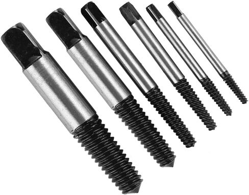 Pipe Broken Wire Screw Extractor Damaged Remover Picker Tool 6pcs for Diameter Bolts This Rusted Stripped Broken Screw ExtractorBolt ExtractorDamaged ExtractorScrew Drill (5 Piece Set) in Saudi Arabia