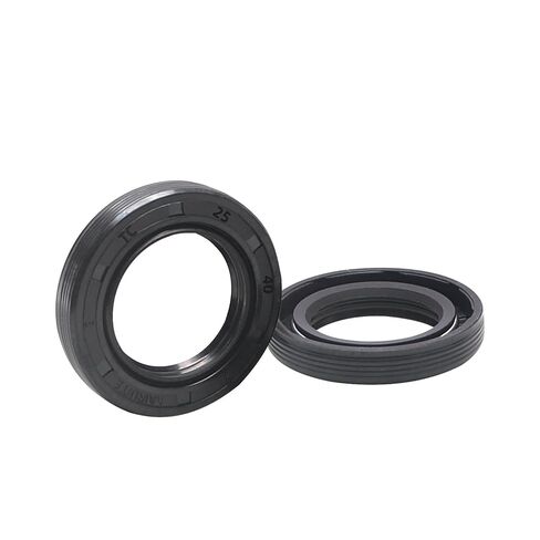Aopin 2Pcs Metric Transmission Shaft Oil Seal 25x42x7mm TG4 Structure Metal Bracket Double Lips Rubber, Suitable for Mineral Oils, Synthetic Oil, and Water,Coffee in Saudi Arabia