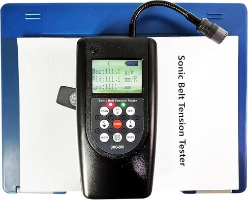 Sonic Belt Tension Meter with Measurement Range 10Hz~680Hz Display Accuracy ±1Hz Precision ±1HZ<100HZ and ±1%>100HZ LCD Display in Kuwait