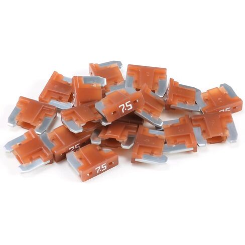 20Psc 7.5A صمامات صغيرة منخفضة المستوى، 7.5amp صمامات سيارات صغيرة منخفضة المظهر للسيارة/RV/شاحنة/SUV/دراجة نارية/قارب in Kuwait
