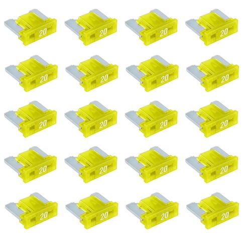 20Psc 7.5A صمامات صغيرة منخفضة المستوى، 7.5amp صمامات سيارات صغيرة منخفضة المظهر للسيارة/RV/شاحنة/SUV/دراجة نارية/قارب in Kuwait