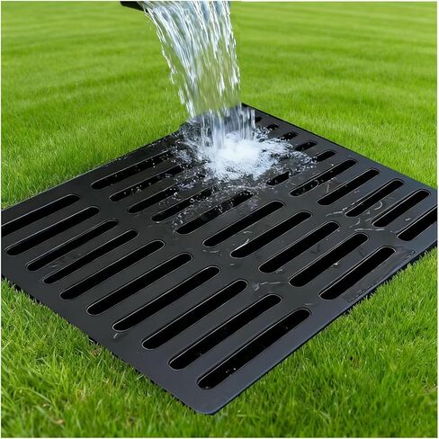 Concrete Permeable Grating Heavy-Duty Channel Grating Suitable for Outdoor Drainage Grates in Courtyard Fencing, Pavements and Terraces Underground Drainage Trough(12t) in Saudi Arabia