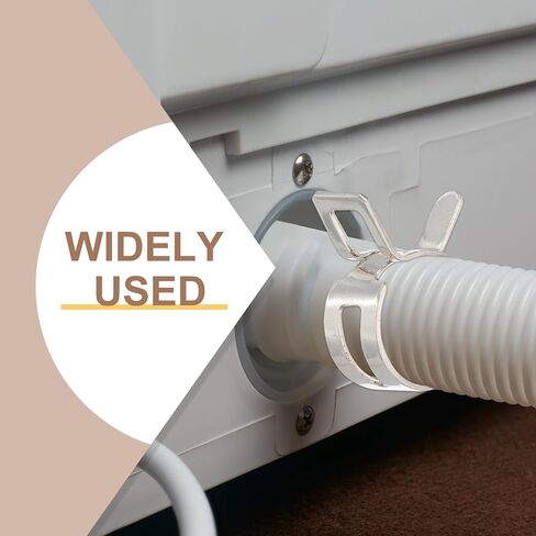 مشابك خرطوم شريط الربيع من PATIKIL، 32 قطعة لـ 8.6-9.5 مم OD 0.3 بوصة (8 مم) أنبوب مشبك زنبركي من الصلب المنغنيز لخط الوقود من السيليكون وأنبوب خرطوم هواء فراغي أنابيب المياه، أسود in Kuwait