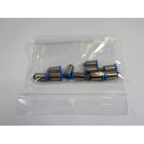 Festo 153315 QSM-M5-4-I Push-in Fitting, Nickel Finish, 2.5 mm Inside Diameter Minimum Order Requirement 10 / Order in Multiple of 10 in Kuwait