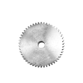 Steel Heavy Duty Motor Pinion Gear 1PC Spur Gear 1M 50/51/52/53/54/55/56/57/58/59T Rough Hole 8mm Wheel 45# Steel Material Motor Total Height 10mm(1M 56 Teeth) in Saudi Arabia