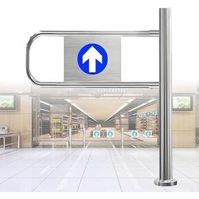 بوابة متأرجحة آمنة لمدخل السوق وبوابة أمنية ذاتية الإغلاق - مثالية للمحلات التجارية والمكتبات والمستودعات والمناطق الخارجية in Kuwait