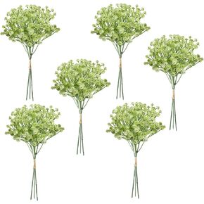 Babys Breath Artificial Flowers Bulk 18pcs Maroon/Burgundy Fake Gypsophila Real Touch Flowers for Wedding Arches Bouquets Table Centerpieces Floral Arrangements Party Decor in Saudi Arabia
