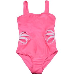 Girls One Piece Swimsuit Cut Out Bathing Suits Beach Swimwear for Kids 7-12 Years in Kuwait