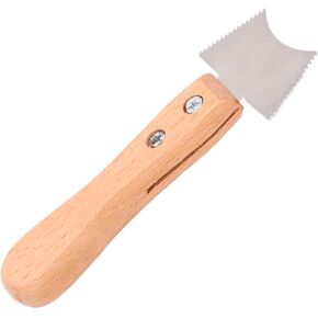 منشار فتحة الجيتار، أدوات سكين تنظيف فريت الجيتار المدمجة، سكين جيتار الزان مع شفرة حديدية، مكشطة منشار فتحة الجيتار M02835 لعازفي الجيتار، قطعة واحدة in Kuwait