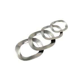 50X M3 M4 M5 M6 M8 M10 M12 M14 M16 M19 M22 M25 304 Stainless Steel Three Wave Crest Type Spring Washer Gasket for Bearing Shafts(M5x10x0.3) in Saudi Arabia