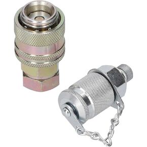 G1/8 Pipe Connection Pipe Fittings Quick Hydraulic Coupling Connector Adapter Pressure Testing Adapter Industrial Supplies in Kuwait