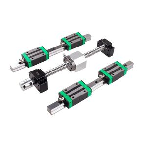 2 قطعة أدلة خطية 600-1550 مللي متر + 4 قطعة عربات HGH20CA + 1 قطعة برغي كروي SFU1605 + دعم نهاية BK/BF12 + اقتران + مبيت صامولة (HGR20-800 1605-800) in Kuwait