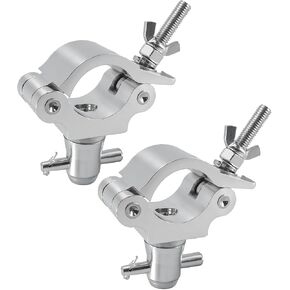 2 قطعة مشابك تروس شديدة التحمل 2 بوصة مقرنة إضاءة ملفوفة، سعة 660 رطل لإضاءة المرحلة من أنبوب OD 40-52 مم in Kuwait