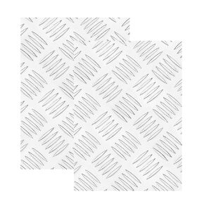 2PCS Diamond Plate Sheet Metal 10 x 20 Inch Aluminum Tread Plates Suitable for Cargo Trailer Truck Work Bench Garage Campers RVs Commercial Residential Silver in Kuwait