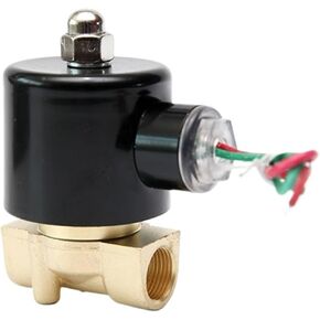 3/8 "24 فولت 110 فولت 220 فولت 12 فولت صمام الملف اللولبي النحاسي المغلق عادة صمام الملف اللولبي DN10 ذو التمثيل المباشر (BSP_110VAC) in Kuwait