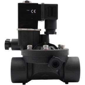 صمام الملف اللولبي البلاستيكي المغلق عادة أو المفتوح عادة AC220V ثنائي الاتجاه مع مفتاح يدوي وصمام مياه لضبط التدفق. (1 14،G_AC 220V_مغلق عادي) in Kuwait