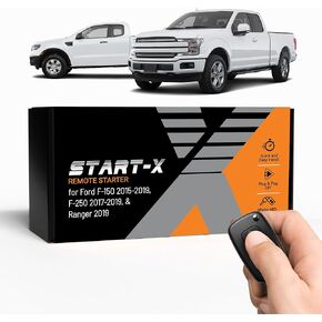 Start-X Remote Starter Kit for Select Ford F-150/F-250/F-350, Ranger, Transit, Transit Connect, Bronco Sport, Edge, Escape, Expedition & Explorer | Push-to-Start & Key Ignition | Plug N Play Install in Kuwait