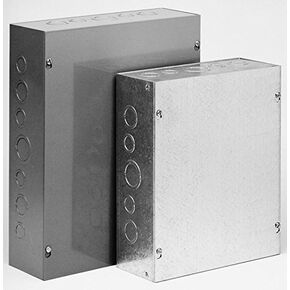 ASG6X6X4NK - حاوية معدنية، كهربائية/صناعية، فولاذ، 152 مم، 152 مم، 102 مم، IP30 (عبوة من 2) (ASG6X6X4NK) in Kuwait