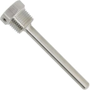 1/2 بوصة Thermowell بدون لحام، 304 الفولاذ المقاوم للصدأ، 30-500 مم لمسبار مستشعر درجة الحرارة (30 مم) in Kuwait