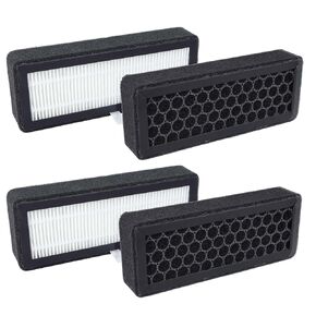 4 عبوات HEPA 13 + فلتر هواء كومبو من الكربون المنشط 丨 لطابعات Bambu Lab P2S ثلاثية الأبعاد 丨 فلاتر المركبات العضوية المتطايرة، PM2.5، الجسيمات متناهية الصغر والروائح - ترشيح مطور بطبقة مزدوجة in Kuwait