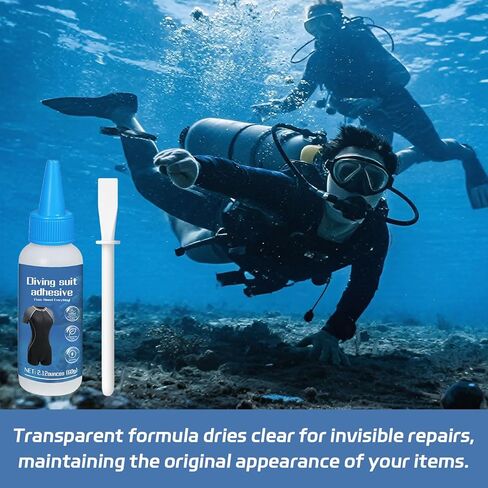 Wetsuit Repair Glue 120ML- Professional Sealant for Neoprene, Waders, Inflatables, Kayaks with Cure Accelerator - Waterproof Bonding Solution in Kuwait