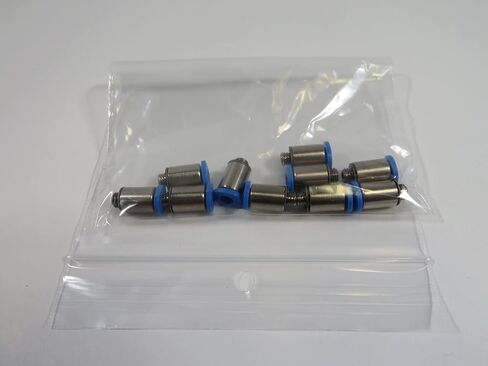 Festo 153315 QSM-M5-4-I تركيب بالضغط، لمسة نهائية من النيكل، القطر الداخلي 2.5 مم الحد الأدنى لمتطلبات الطلب 10 / الطلب بمضاعفات 10 in Kuwait