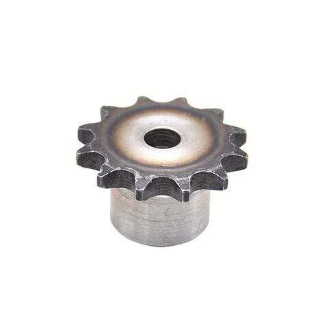 ترس محرك فولاذي شديد التحمل قطعة واحدة 08B 9 أسنان إلى 24 سلسلة عجلة ضرس ترس صناعي A3 فولاذ مناسب للأسطوانة (08B-17 أسنان) in Kuwait