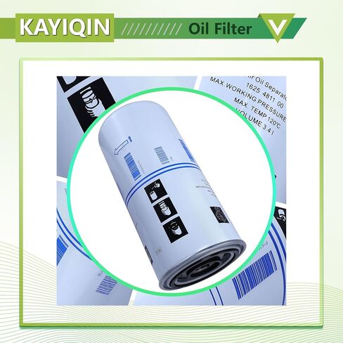 1625481100 KAYIQIN Oil Separator Replacement Parts Compatible with GA26/30/37VSD+GA18/22VSD+ Air Compressor 1625481150 1625481151 1625481101 in Kuwait