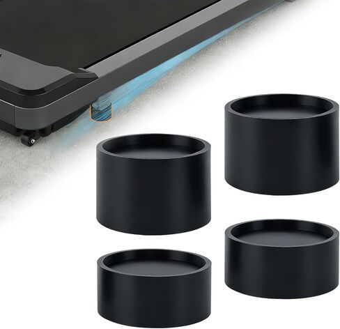 4-Pack Treadmill Incline Riser Blocks for Leveling & Uphill Training, Adaptable to Two Slopes Cushioning and Durable Support Block Fit for Home and Gym in Kuwait