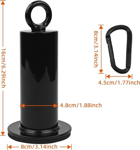 LFJ دبوس تحميل الوزن مع حلقة تسلق تناسب 2 بوصة لوحات الوزن الأولمبية لنظام بكرة الكابل LAT المنسدلة ملحقات الصالة الرياضية المنزلية in Kuwait