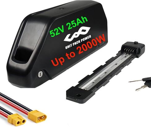 Execyc （UL مصدقة 48V /52Vebike Beterey W /Grade A الخلايا - حزمة بطارية ليثيوم أيون لـ 48volt 50W -1500W CONERSIN CONRESION KIT BAFANG in Saudi Arabia