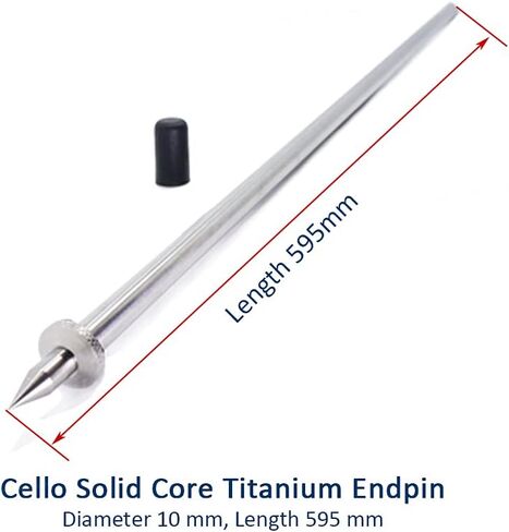 Titanium Endpin for Cello in diameter 10mm, Length 595 mm in Kuwait