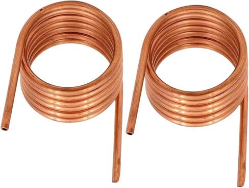 Ciieeo 2pcs Soft Copper Tube 4x0.5mm Thin-wall Refrigeration Copper Tubing Coil 2m Length for Air Conditioner and Freezer Industrial Use in Saudi Arabia