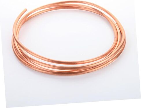 Ciieeo 2pcs Soft Copper Tube 4x0.5mm Thin-wall Refrigeration Copper Tubing Coil 2m Length for Air Conditioner and Freezer Industrial Use in Saudi Arabia