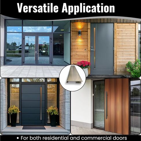 KC Hardware Aluminum Threshold Extension, Heavy-Duty Door Threshold Extender for Existing Threshold, Smooth Doorway Transition, Residential & Commercial Use (Black Extension, 36" L 2" W) in Saudi Arabia