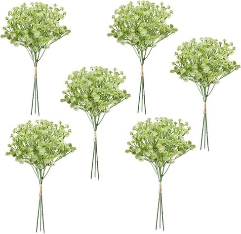 Babys Breath Artificial Flowers Bulk 18pcs Maroon/Burgundy Fake Gypsophila Real Touch Flowers for Wedding Arches Bouquets Table Centerpieces Floral Arrangements Party Decor in Saudi Arabia