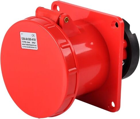 16/32A aviation socket IP44 waterproof three/4/5 core three-phase four-wire industrial concealed socket(3333 core 63A solid) in Kuwait