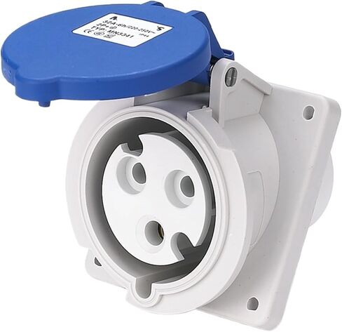 32A industrial socket MN3341 concealed type 32A*220V*3 holes*7.04KW in Kuwait