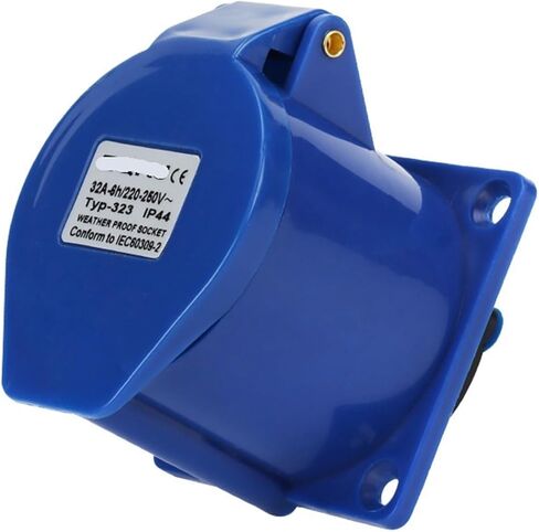 16/32A aviation socket IP44 waterproof three/4/5 core three-phase four-wire industrial concealed socket(3333 core 63A solid) in Saudi Arabia