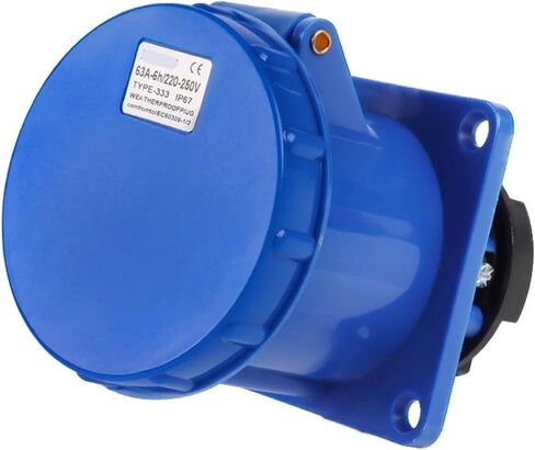 16/32A aviation socket IP44 waterproof three/4/5 core three-phase four-wire industrial concealed socket(3333 core 63A solid) in Saudi Arabia