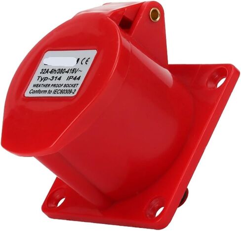16/32A aviation socket IP44 waterproof three/4/5 core three-phase four-wire industrial concealed socket(3333 core 63A solid) in Saudi Arabia