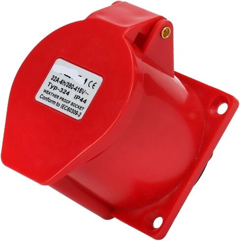 16/32A aviation socket IP44 waterproof three/4/5 core three-phase four-wire industrial concealed socket(3333 core 63A solid) in Saudi Arabia